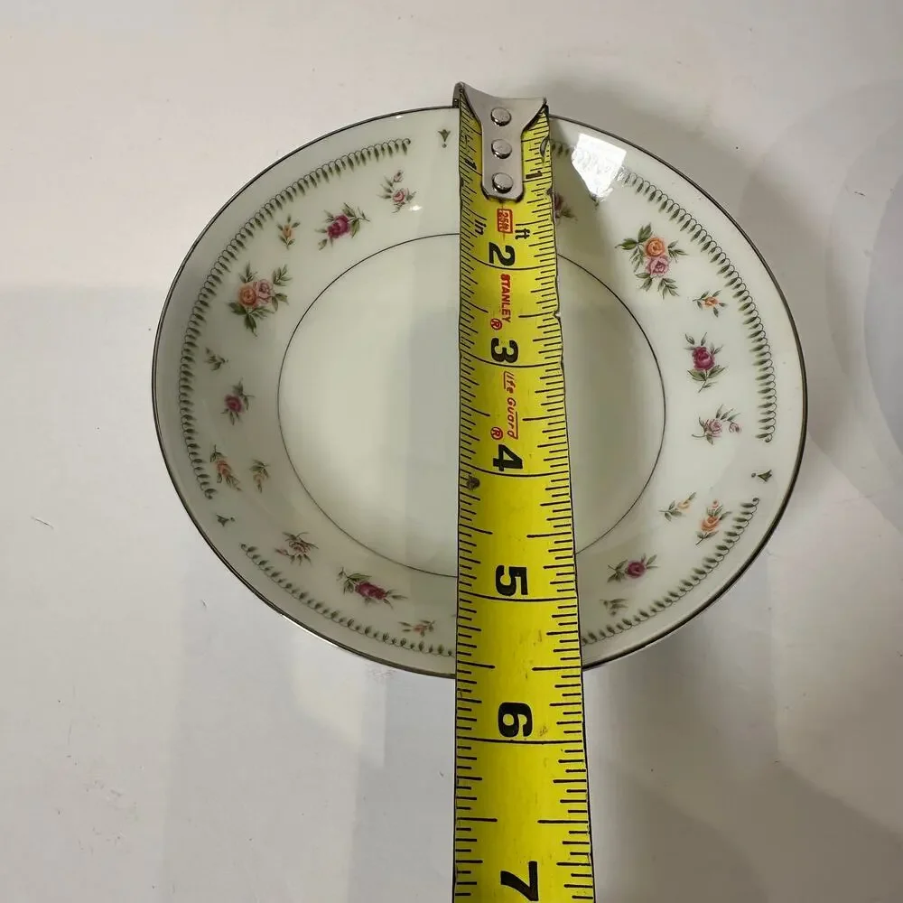 Vintage Abingdon Rose Fine Porcelain China Made in Japan 5 1/2